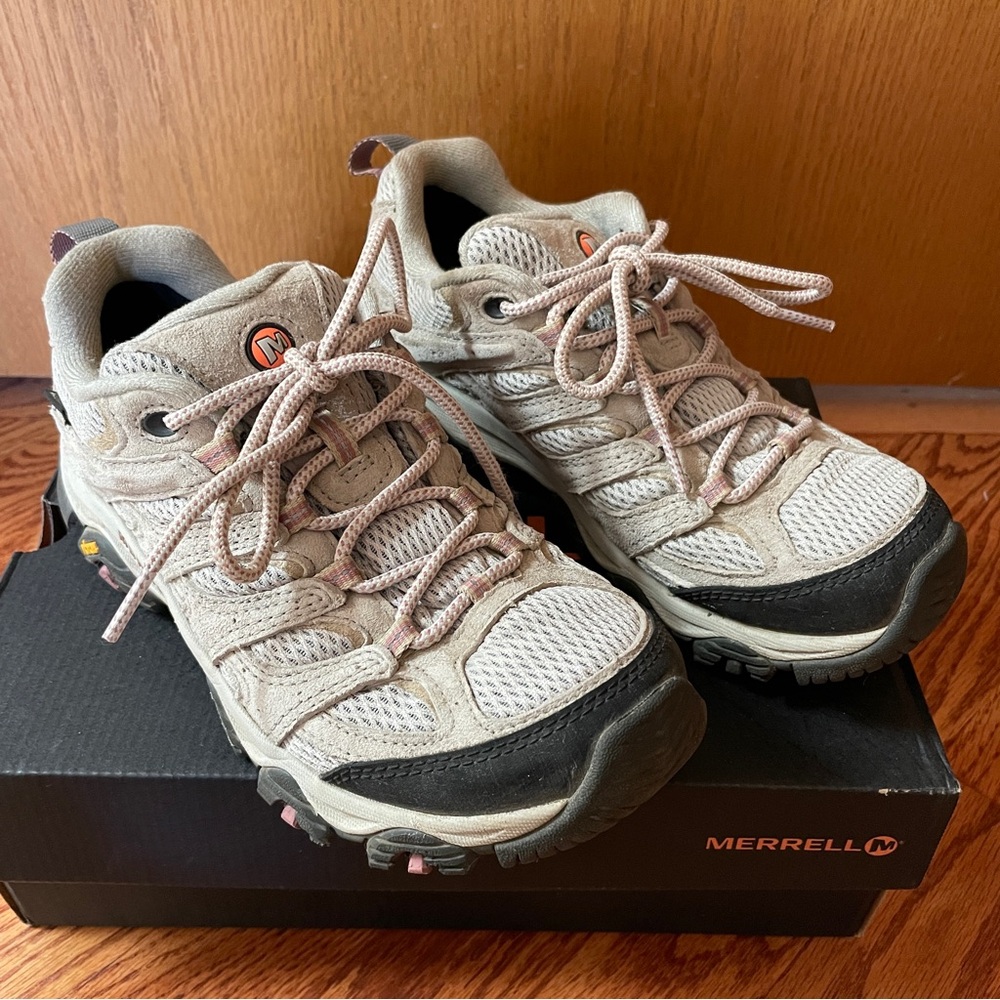 Merrell Moab 3 Waterproof Hiking Shoes in Aluminum